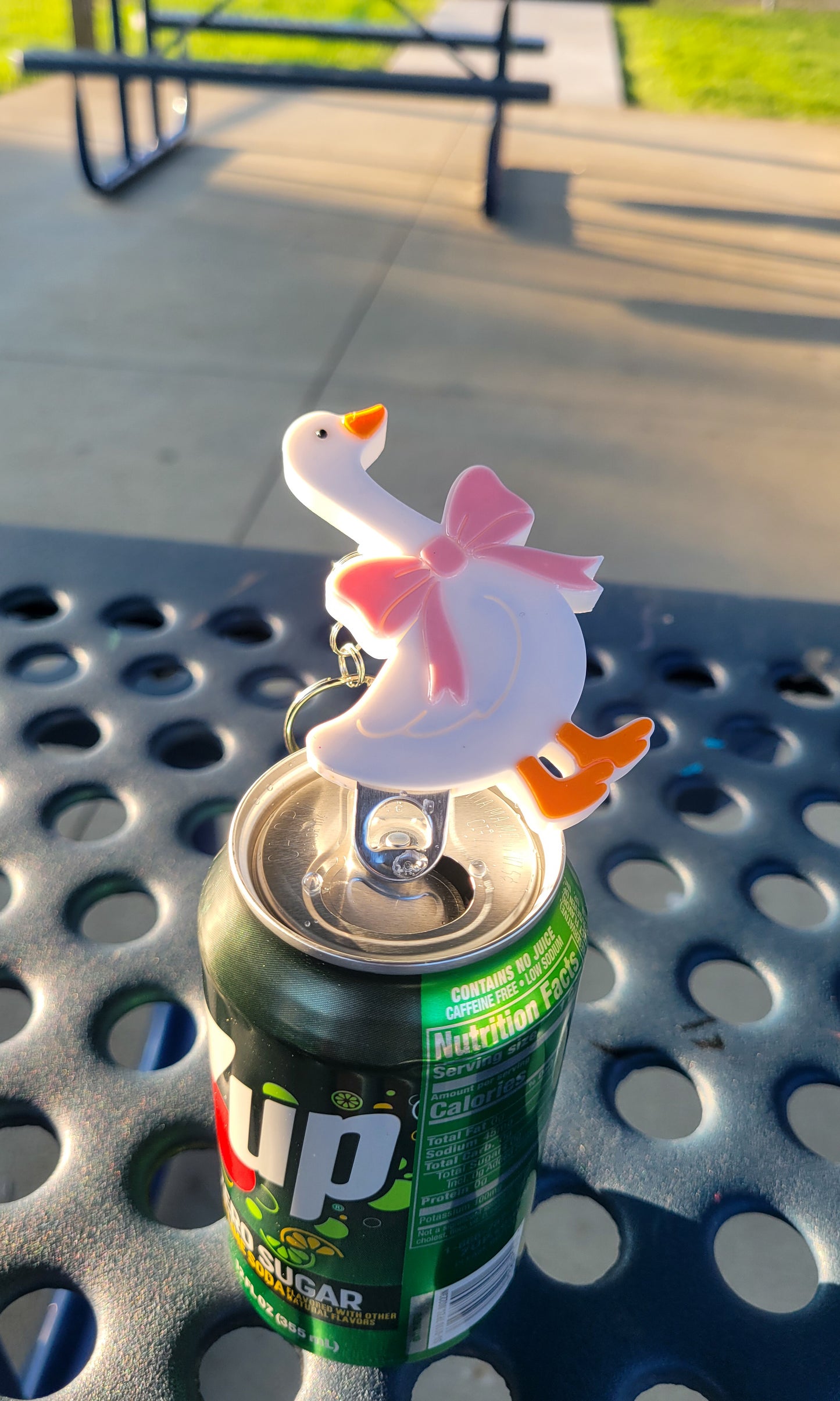 Pink Bow Goose Nail Saver