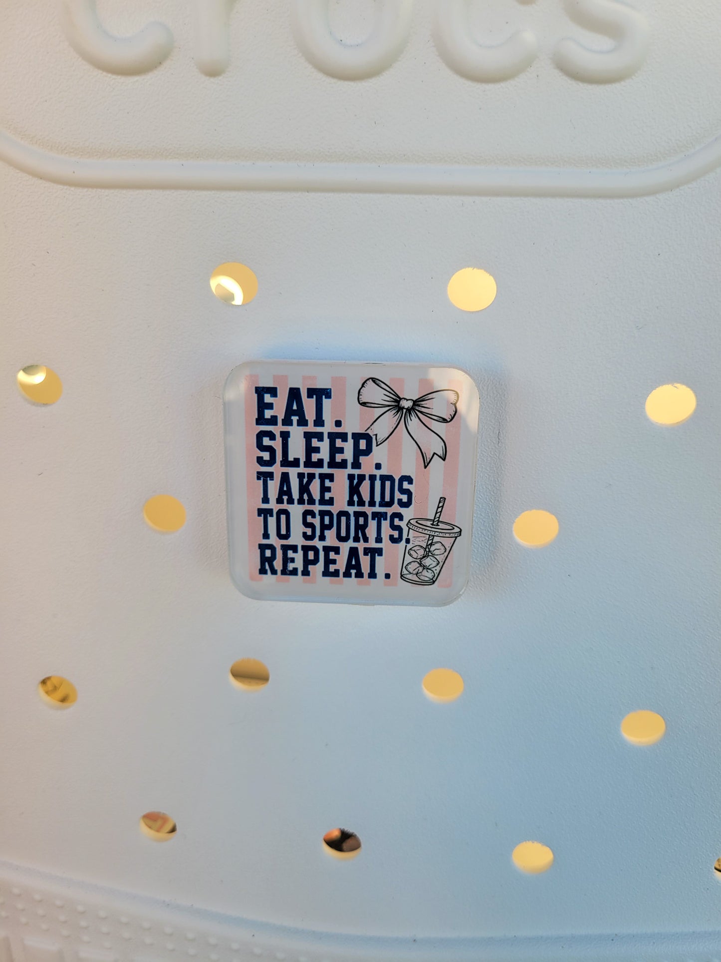 Eat Sleep Sports Bag Charm