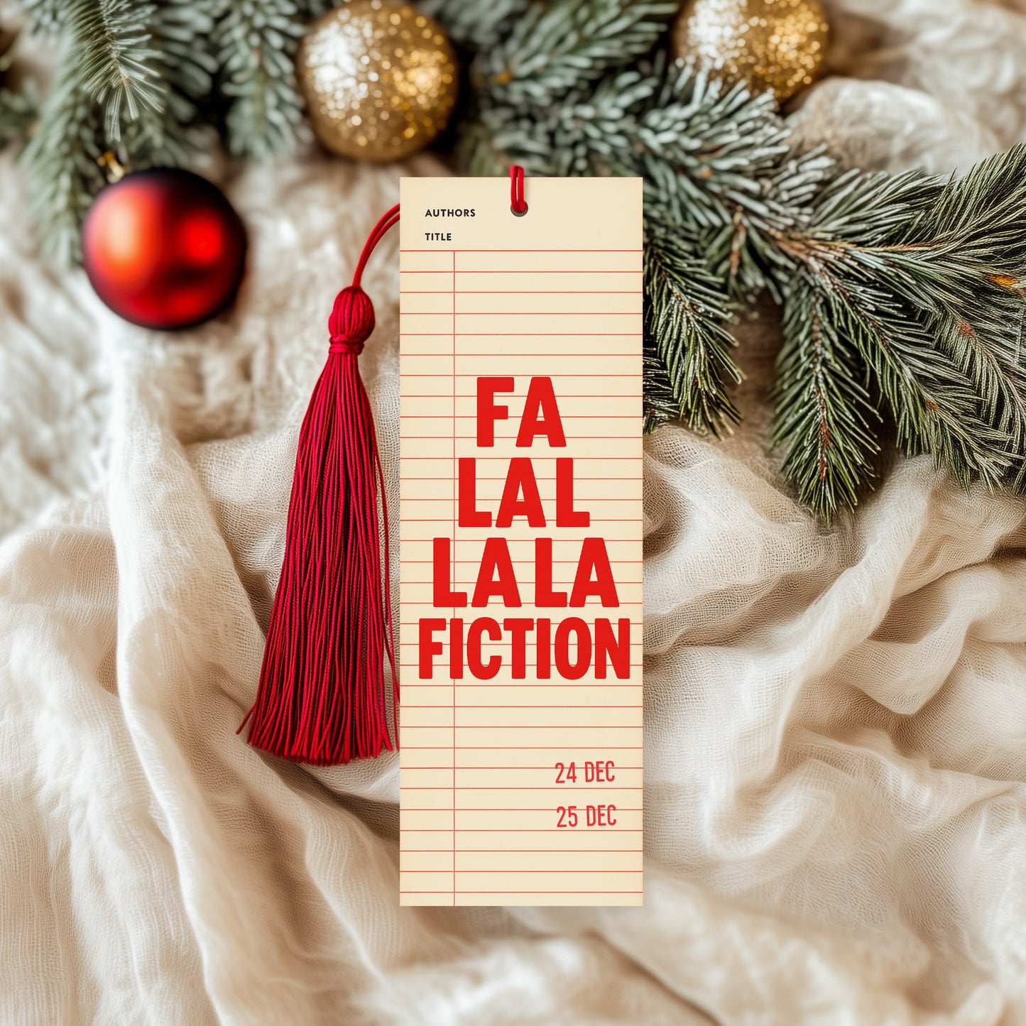 Falalala Fiction Bookmark
