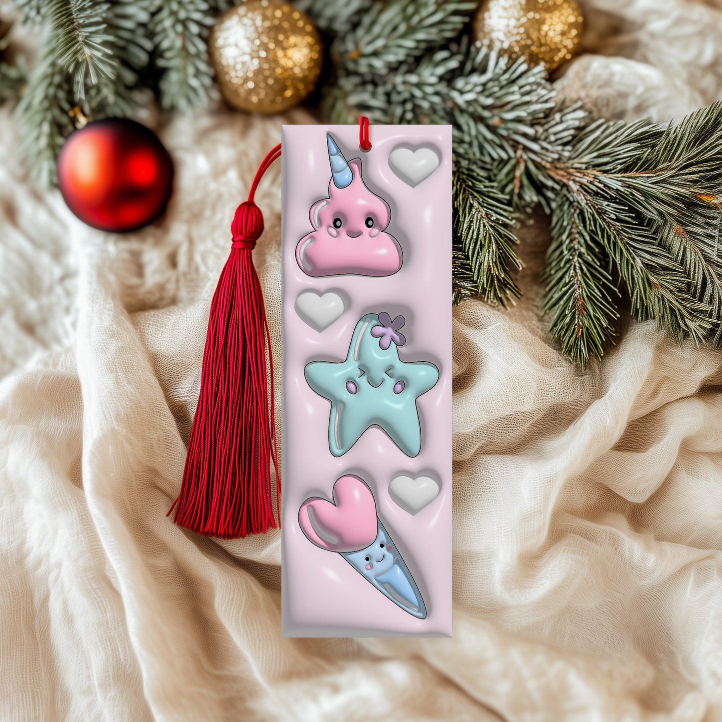 Pink Kawaii Bookmark