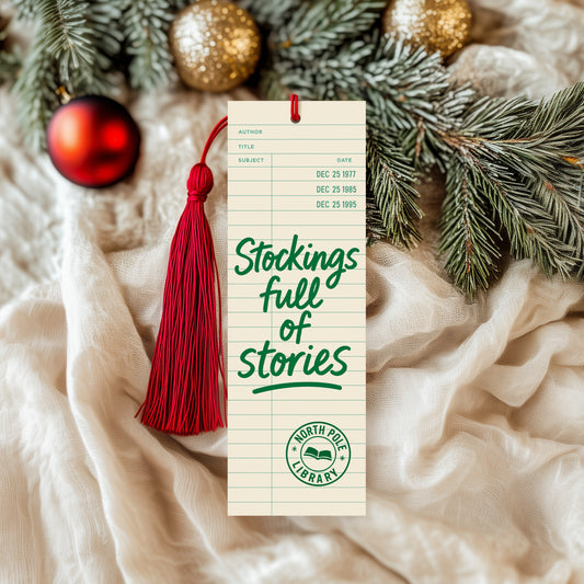 Stocking Full of Stories Bookmark