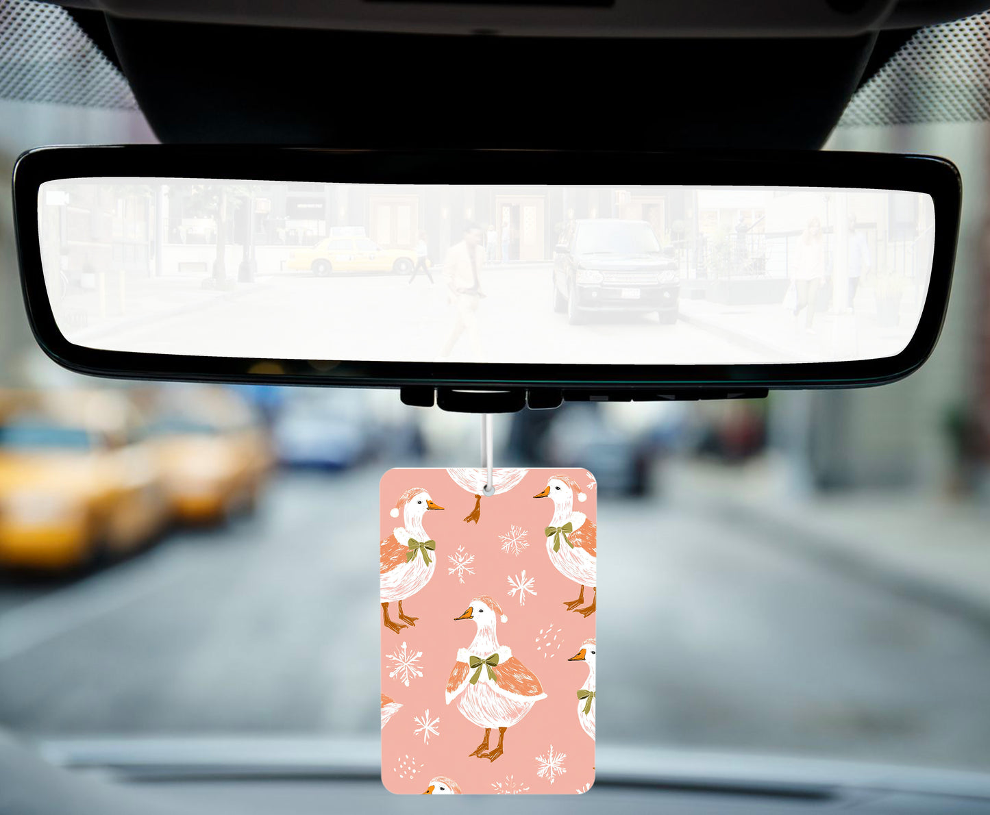Pink Christmas Goose Air Freshener