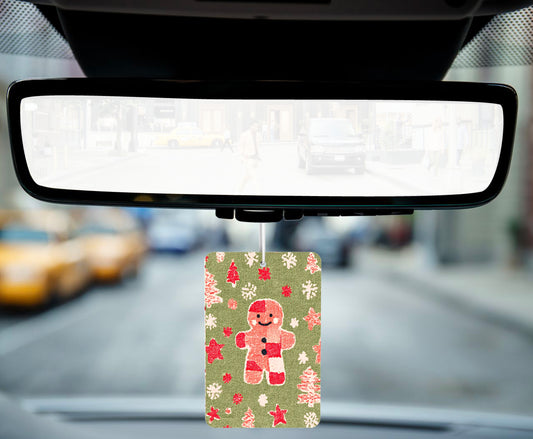 Retro Gingerbread Air Freshener