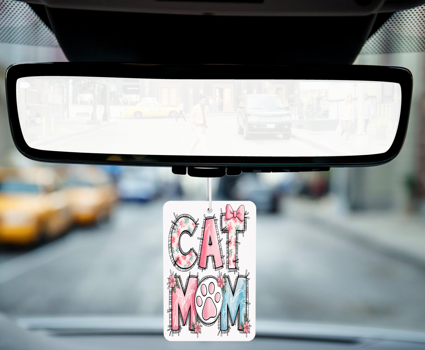 Cute Cat Mom Car Air Freshener – Purrfect Freshness for Every Ride