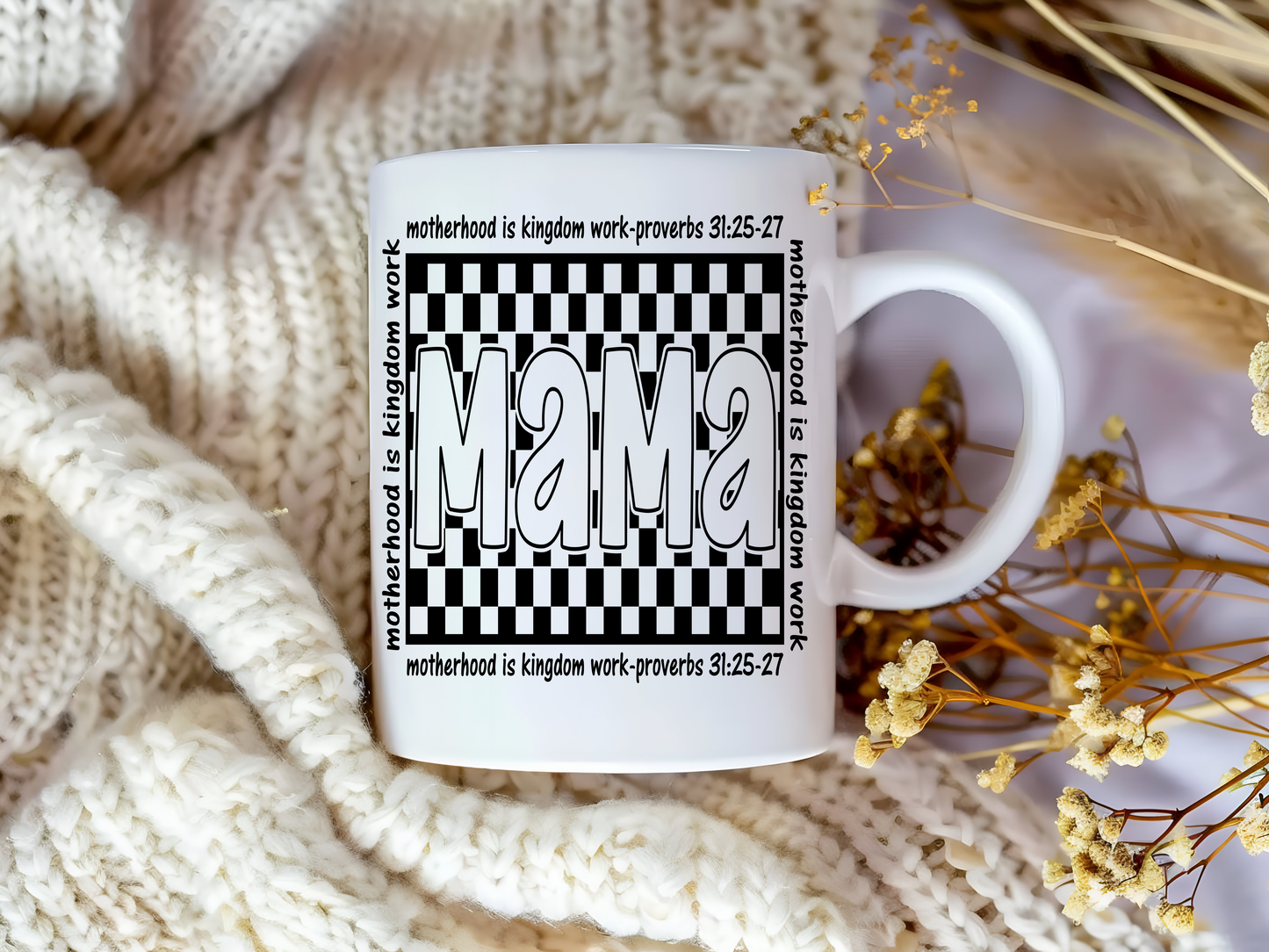 Christian Mama Mug – Inspirational Coffee Mug for Faith-Filled Moms