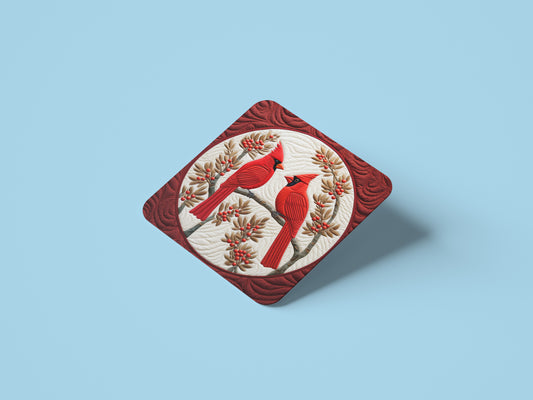 Cardinal Ceramic Coaster