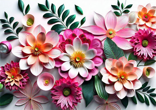 Cute Flowers Glass Cutting Board