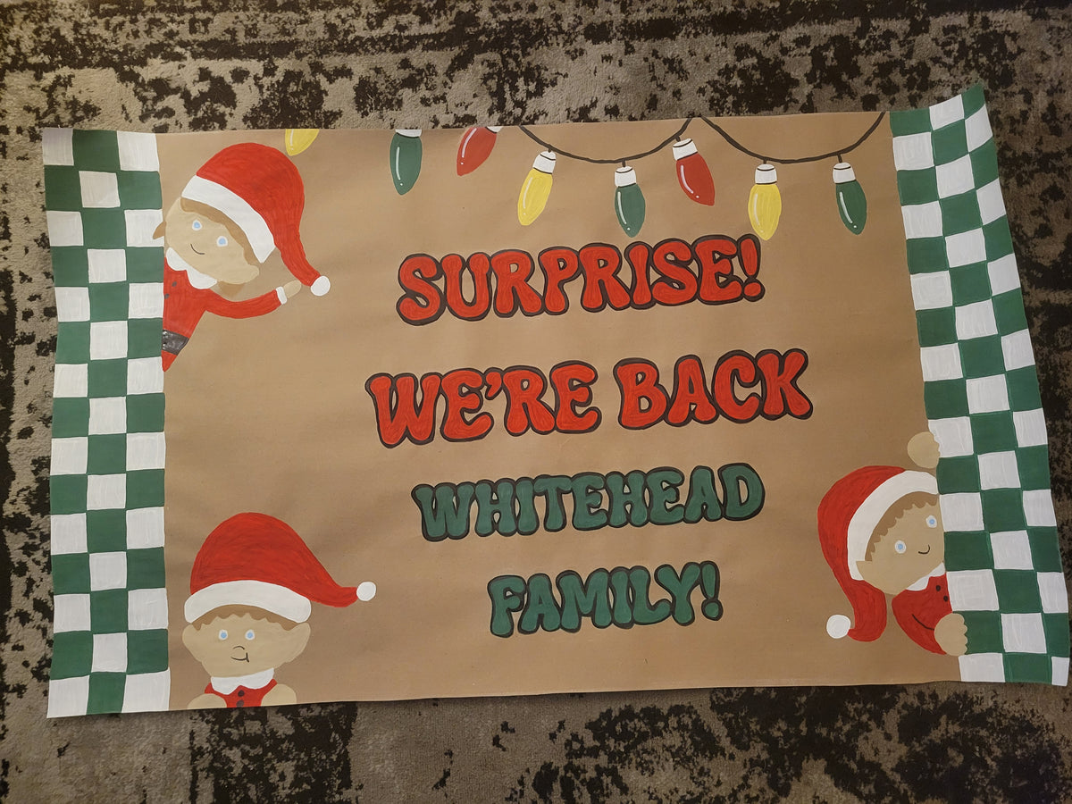 Welcome Back Custom Sign Hand Painted Welcome Back Signs – Daydreamer Collections