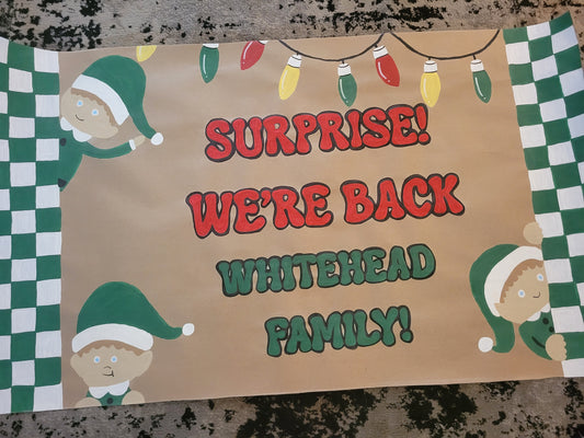 Hand Painted Welcome Back Signs