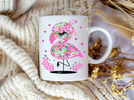 Summer Flamingo Mug – Sip Into the Tropics
