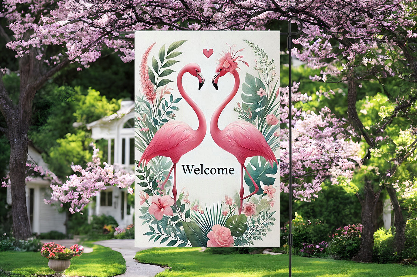 Flamingos Garden Flag