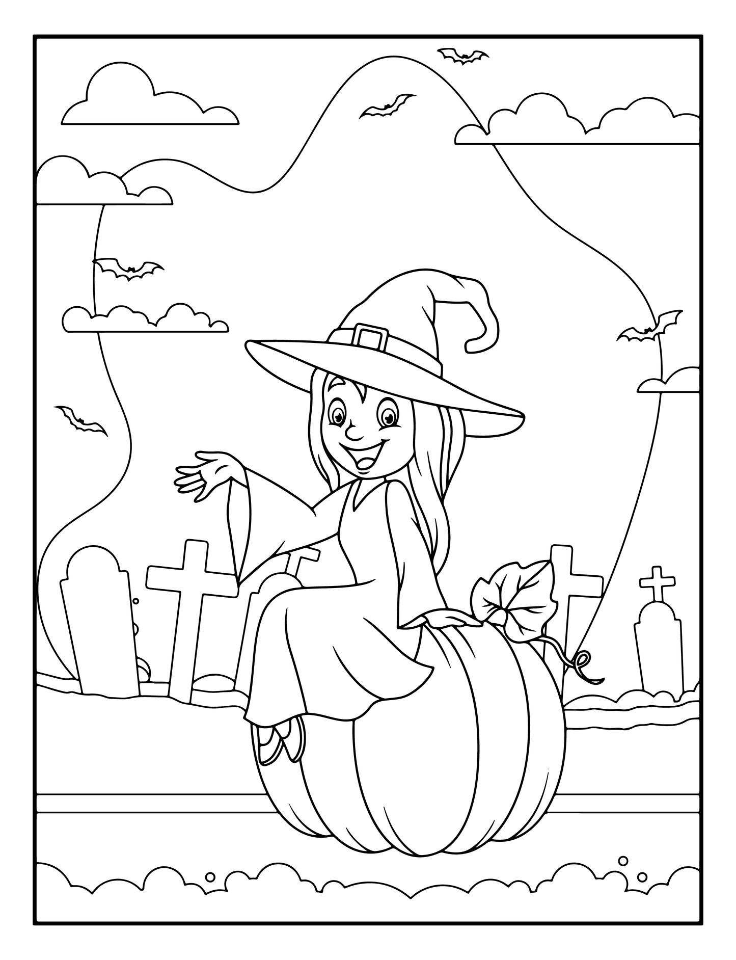 Color Your Own Halloween Bag