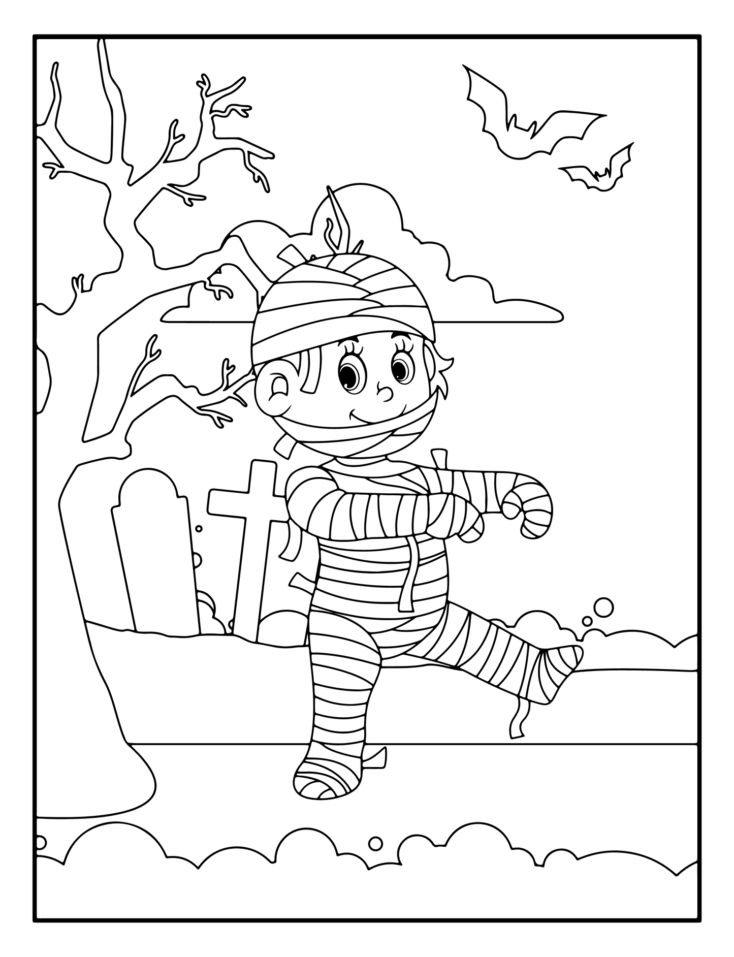 Color Your Own Halloween Bag