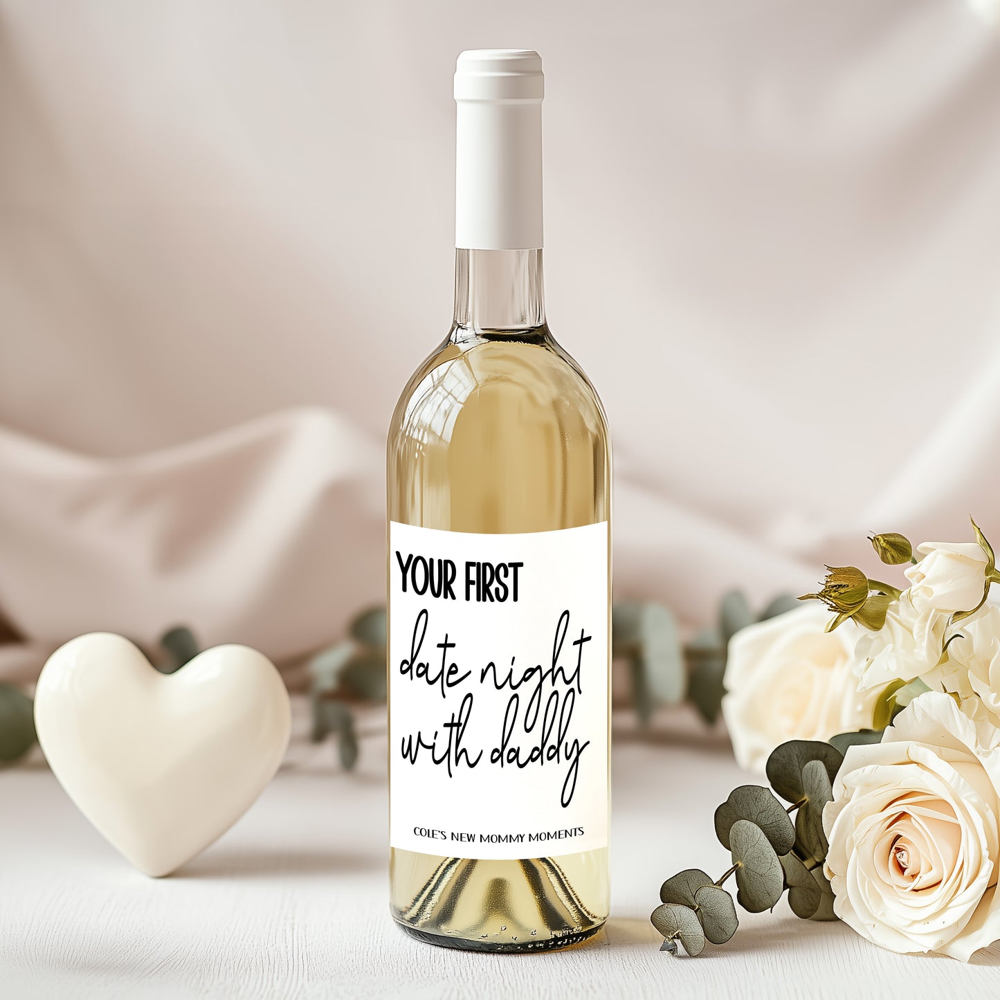 Mommy Milestone Wine Bottle Labels