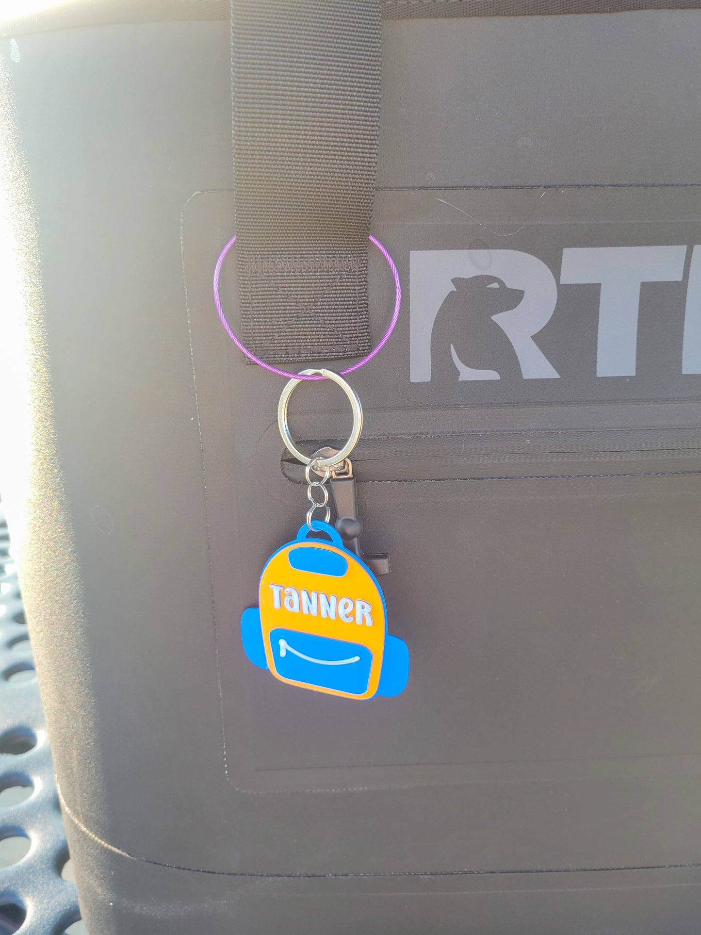 Personalized Keychain Bookbag