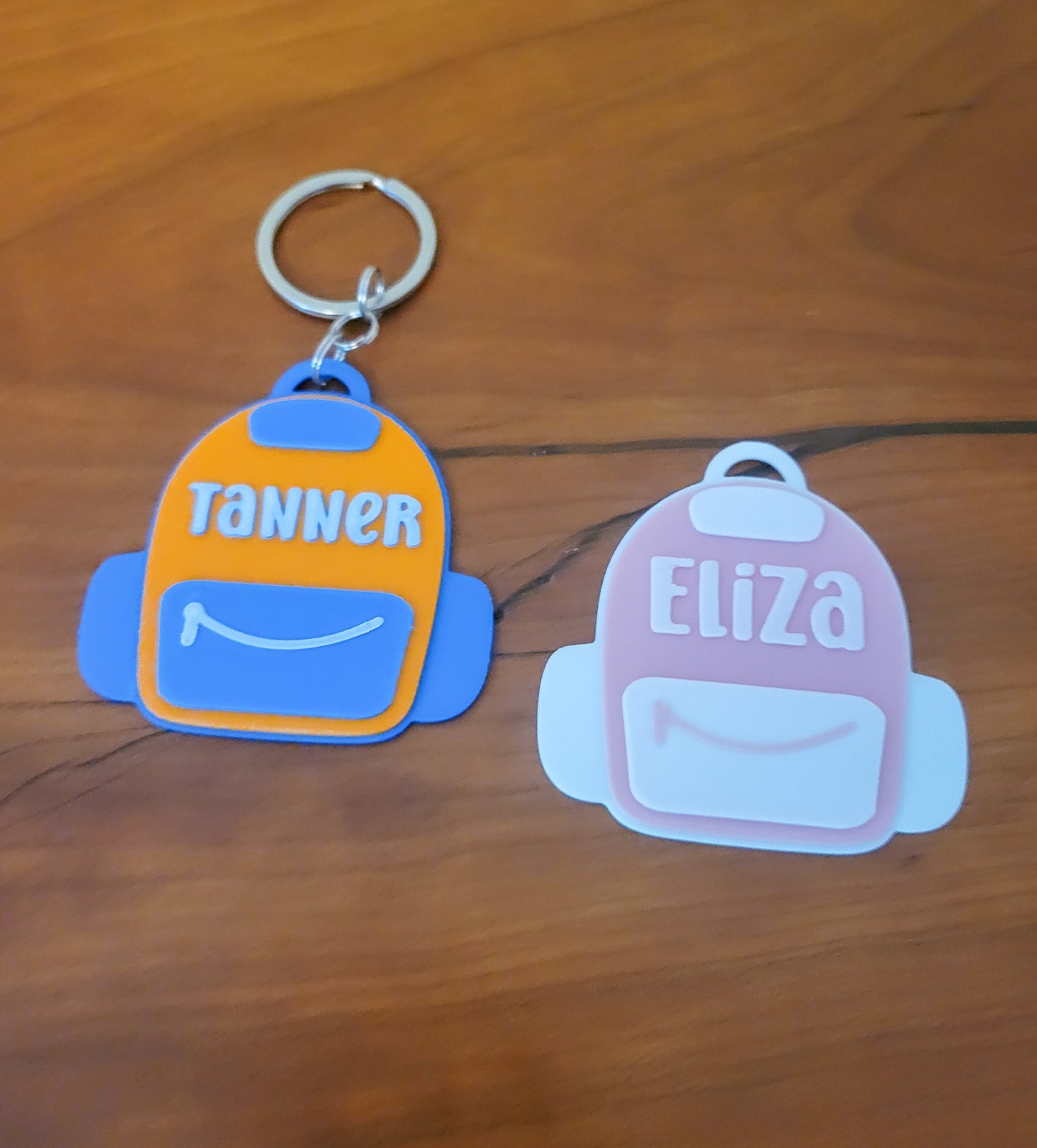 Personalized Keychain Bookbag