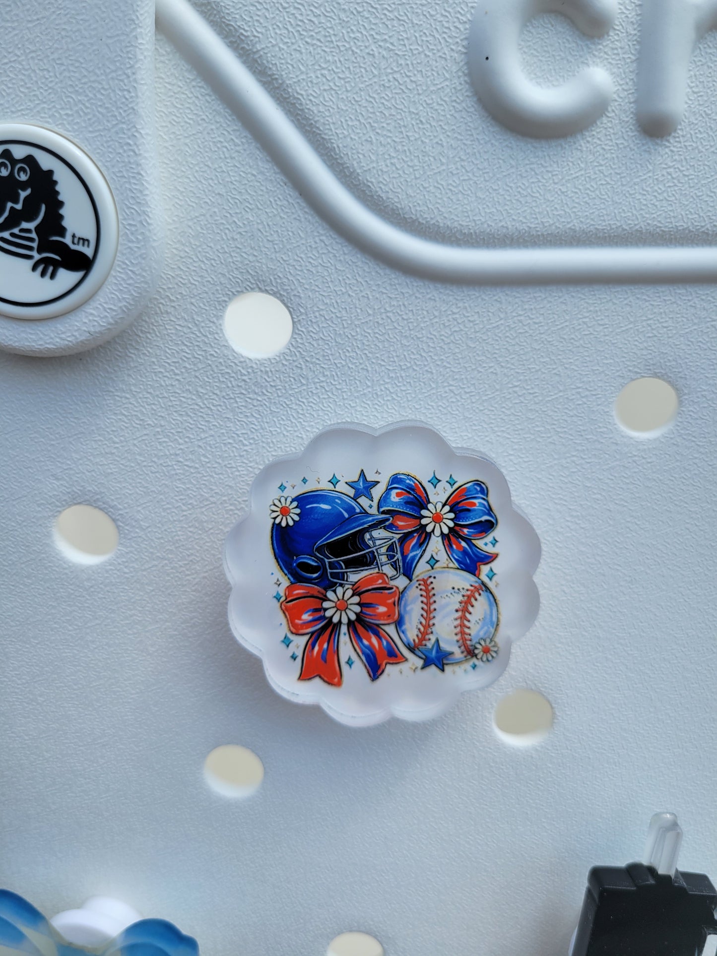 Coquette Baseball Bag Charm