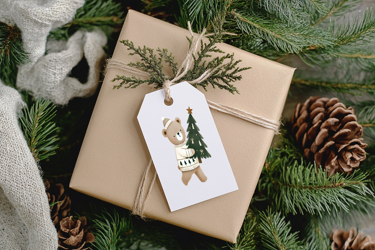 Christmas Themed Stocking or Gift Tags