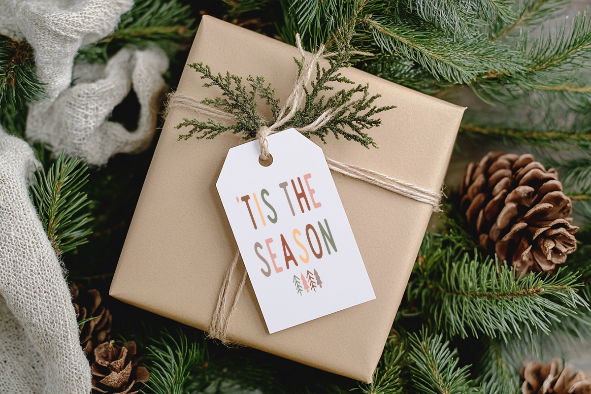 Christmas Themed Stocking or Gift Tags