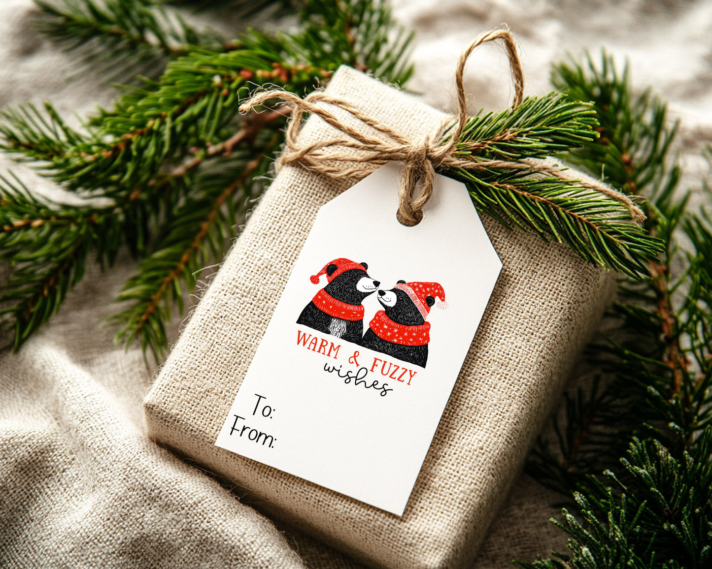 Christmas Themed Stocking or Gift Tags